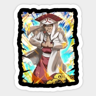 HIRUZEN SARUTOBI ANIME MERCHANDISE Sticker